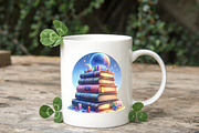 Back To School  Books Stacks PNG, an Illustration by RobertsArt (Thumbnail 6 of 7)