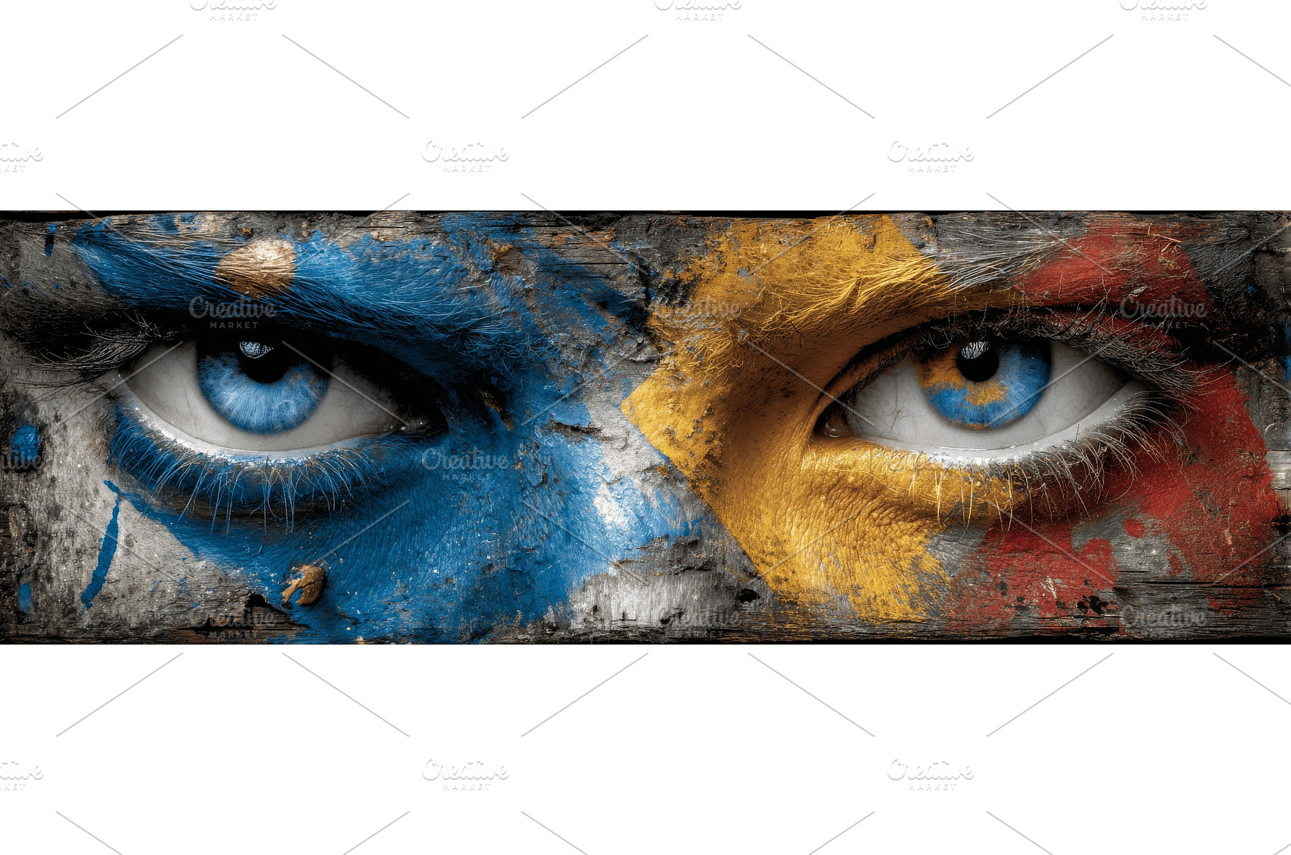Highlight the varied street art, a Background Photo by ZinetroN