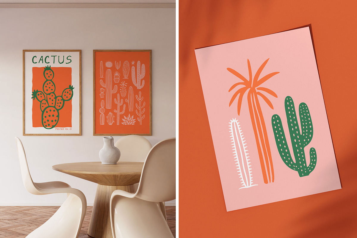 Cactus Patterns, Graphics & more, a Pattern Graphic by Dedraw Studio (Photo 10 of 14)