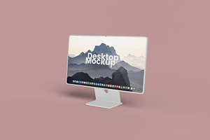 IMac Desktop Mockup