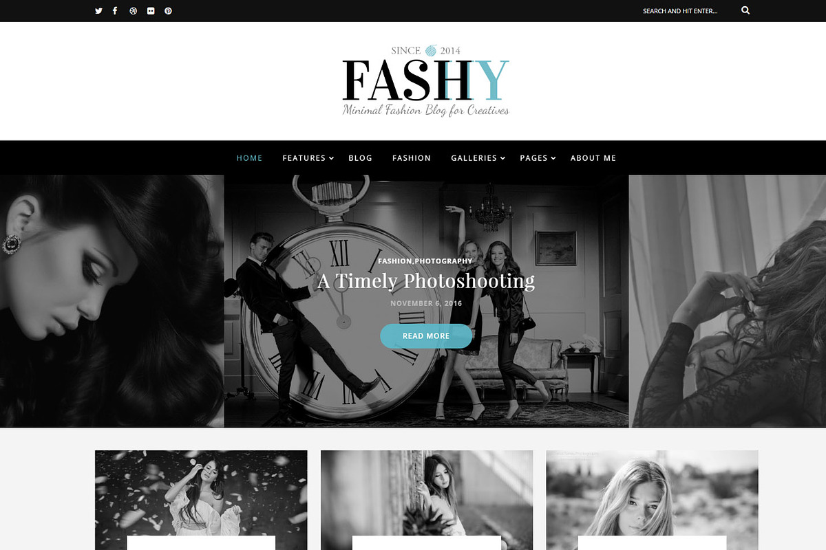 Fashy - Fashion Blog WordPress Theme, a WordPress Template by PremiumCoding (Photo 2 of 6)