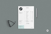 Minimalist Invoice, a Stationery Template by AyshaCanvas (Thumbnail 1 of 3)