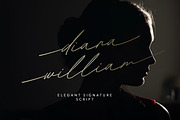 Diana William - Elegant Signature, a Script Font by Bale Type (Thumbnail 1 of 10)
