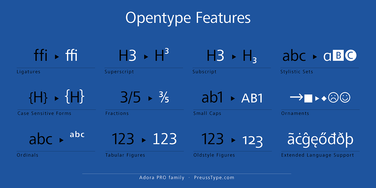 Adora PRO, a Sans Serif Font by preussTYPE (Photo 37 of 40)