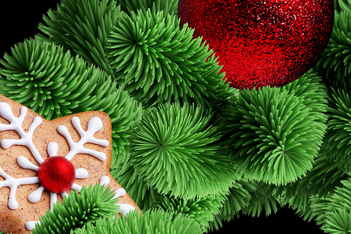 Christmas Fir Font, a Font by Handmadefont (Photo 4 of 9)