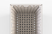 Wicker Basket Ikea Knarra 2 Black, an Object 3D Model by Markelos (Thumbnail 9 of 10)