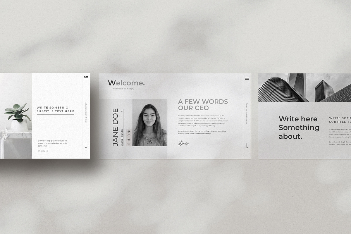Minimal Presentation Template, a Presentation Template by Studio Temply (Photo 7 of 28)