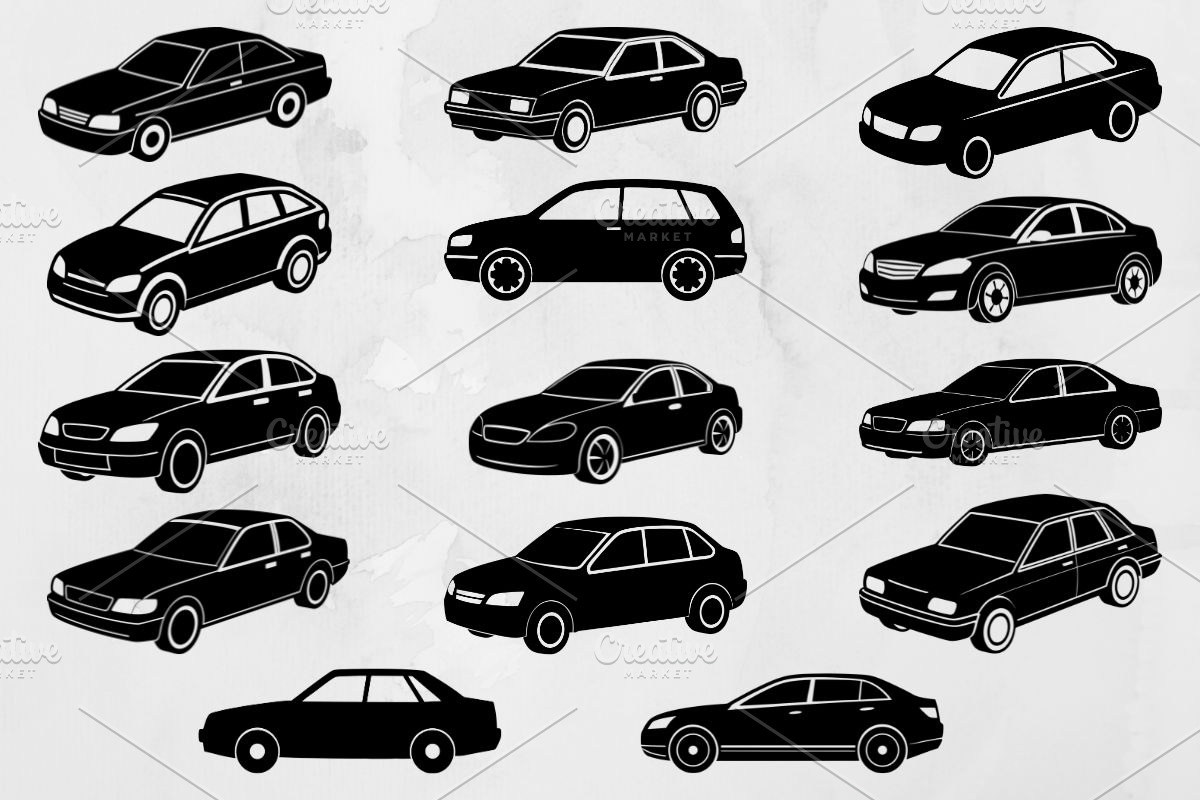 Car Silhouette SVG, a Transportation Illustration by newminddesign (Photo 1 of 5)