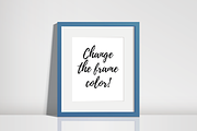 Black Frame Mockup - PSD AI PNG JPEG, a Print Template by Minty Fresh Graphics (Thumbnail 4 of 4)