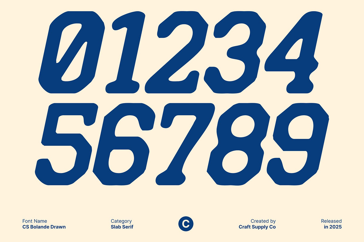 CS Bolande Drawn, a Slab Serif Font by Craft Supply Co. (Photo 3 of 8)