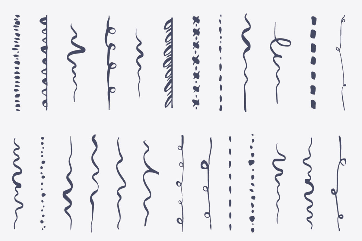Hand Drawn Borders, an Outline Icon by wavebreak