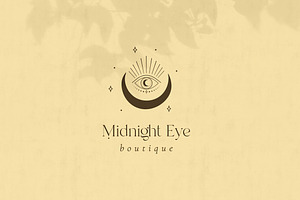 Midnight Eye Pre-Made Logo Designs.