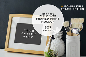 Artist Series Framed Print Mockup #9