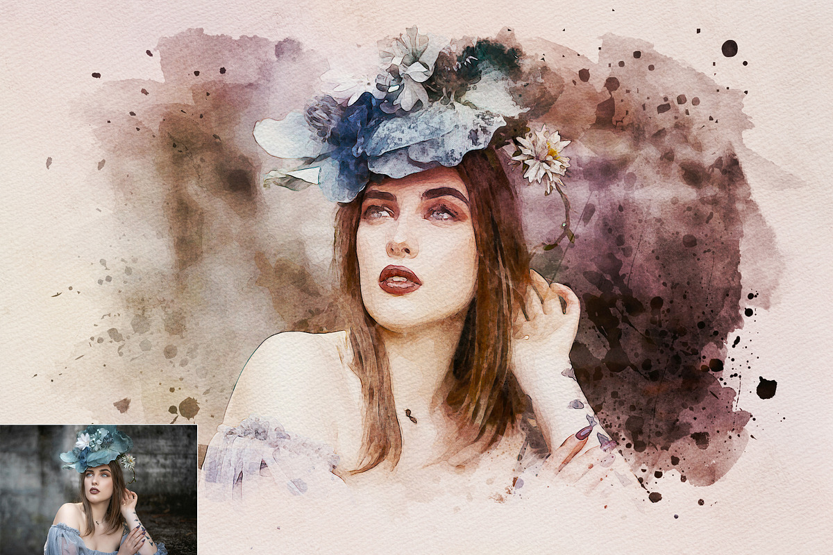 Artistic Watercolor Paint Effect, an Action Add-On by liptouse (Photo 9 of 12)