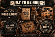 Roughstone, a Slab Serif Font by Wow Magic (Thumbnail 2 of 5)
