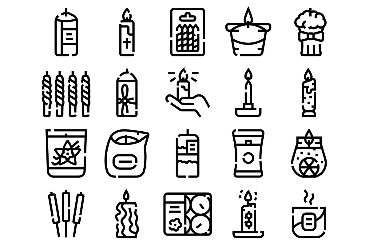 Aromatic burning candles and wax, an Object Graphic by pikepicture (Photo 2 of 3)