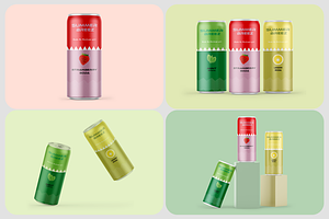 Soda Can Mockups