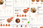 Bohofood- Food Landing Page, a Landing Page Template by Annora Studio (Thumbnail 3 of 5)