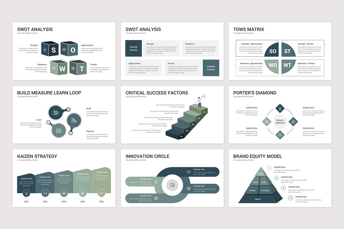 Strategy PowerPoint Template, a Presentation Template by TemplatesForest