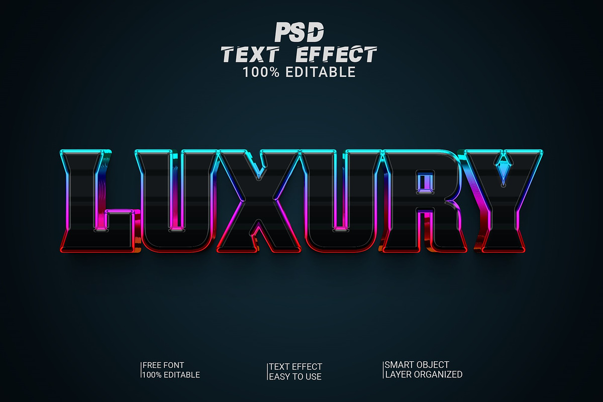 3d Luxury Text Style Effect, a Layer Style Add-On by Md Imamul