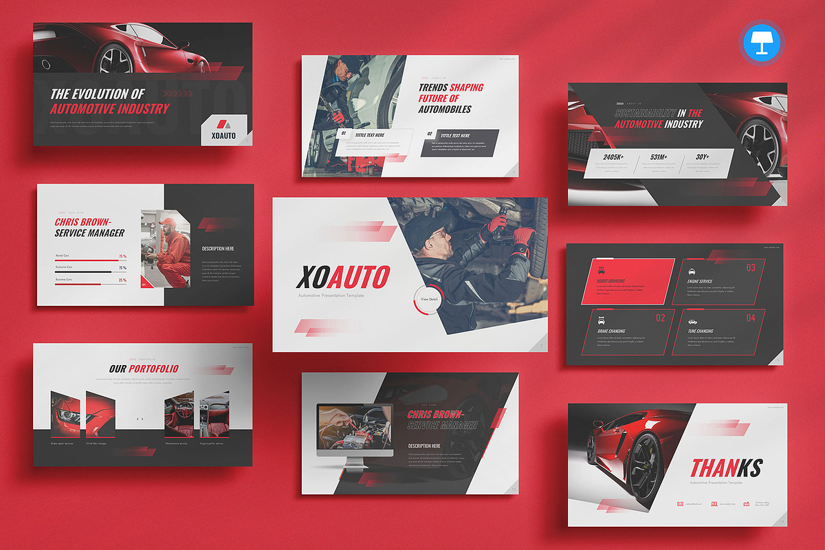 Automotive Keynote, a Presentation Template by Pixslides (Photo 1 of 7)