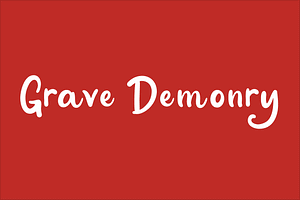 Halloween Font - Grave Demonry