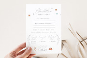 Baby Milestone Card Template, a Card Template by By Stephanie Design (Thumbnail 2 of 2)