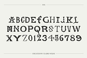 Vestige Gravestone Display Typeface, a Blackletter Font by Claire Wilde Designs (Thumbnail 2 of 7)