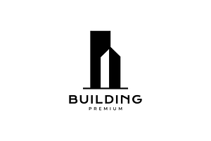 building skyscraper modern flat logo, a Branding & Logo Template by devastd
