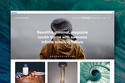 Kaleidoscope tumblr theme, a Websites & App Template by Pixel Revel (Thumbnail 1 of 5)