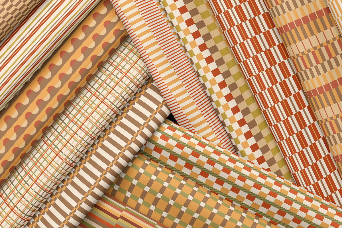 Cozy autumn geometric patterns, a Pattern Graphic by Tani Kuzminka (Photo 16 of 25)