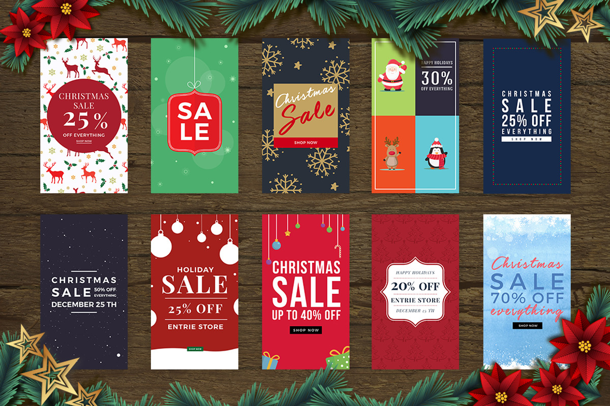 100 Christmas Instagram Stories, a Social Media Template by MinimalStudioCo (Photo 17 of 20)
