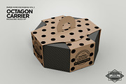 Octagon Box Carrier Packaging Mockup, a Cups & Container Mockup by INCDesign (Thumbnail 5 of 7)