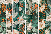 Brighter Blossoms Digital Paper Pack, a Pattern Graphic by Happy Creators Co. (Thumbnail 2 of 7)