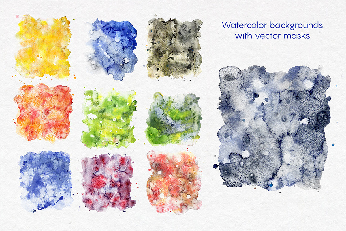 WATERCOLOR textures pack, a Texture Graphic by Anastasia Koba (Photo 13 of 14)