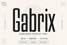 Gabrix – Modern Display Font
