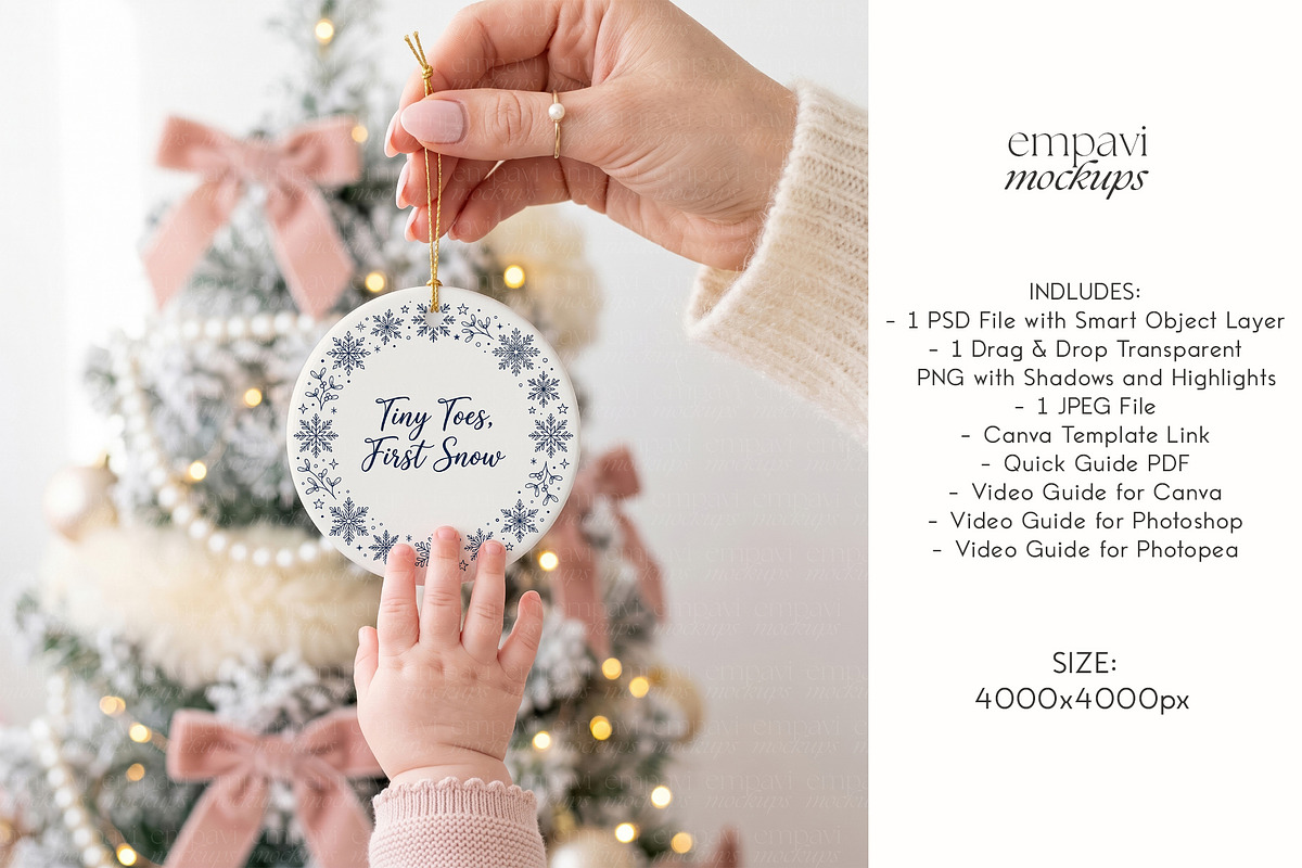Ornament Mockup, a Household Mockup by EmpaviMockups (Photo 5 of 7)