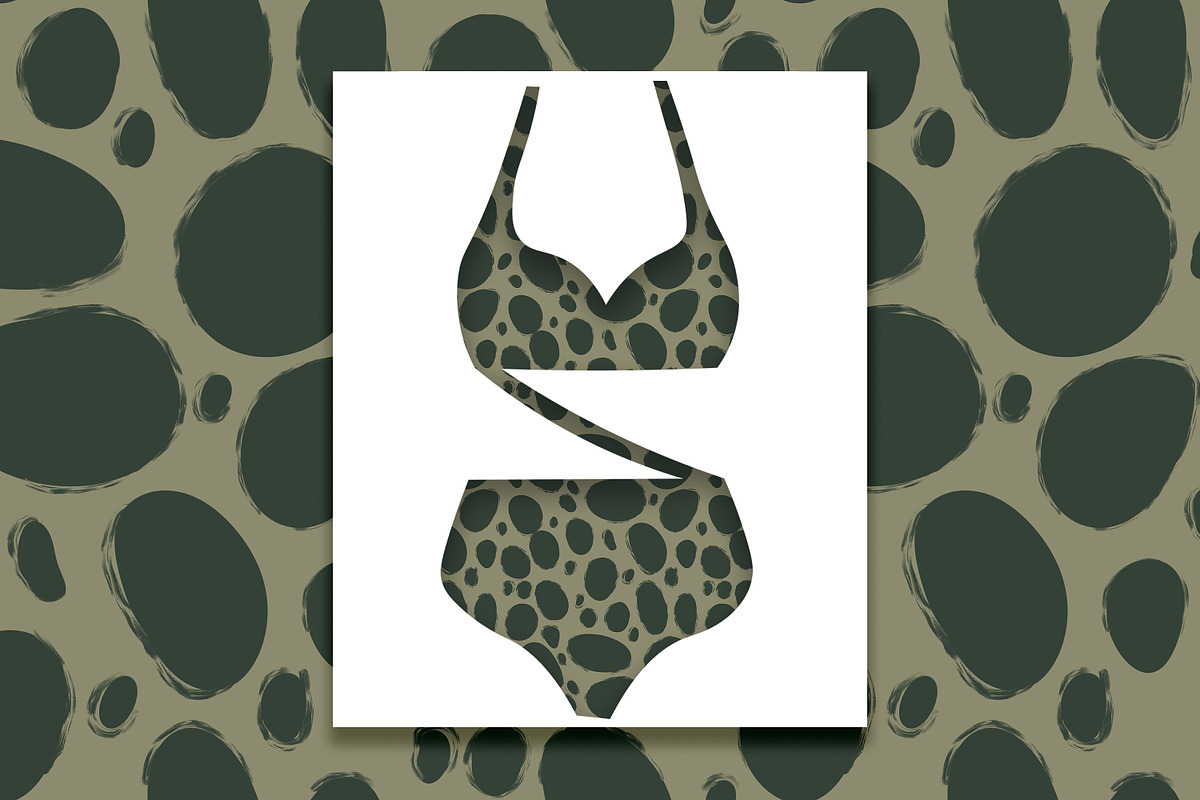 Wild Animal Print Set Modern Vintage, a Pattern Graphic by Oksana Dovhopol Art (Photo 16 of 19)