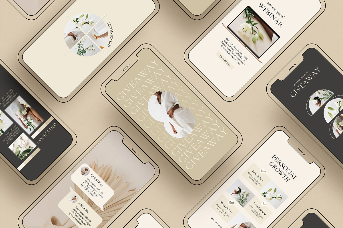 Instagram Feed Templates for Coaches, a Social Media Template by Mirazz (Photo 21 of 29)