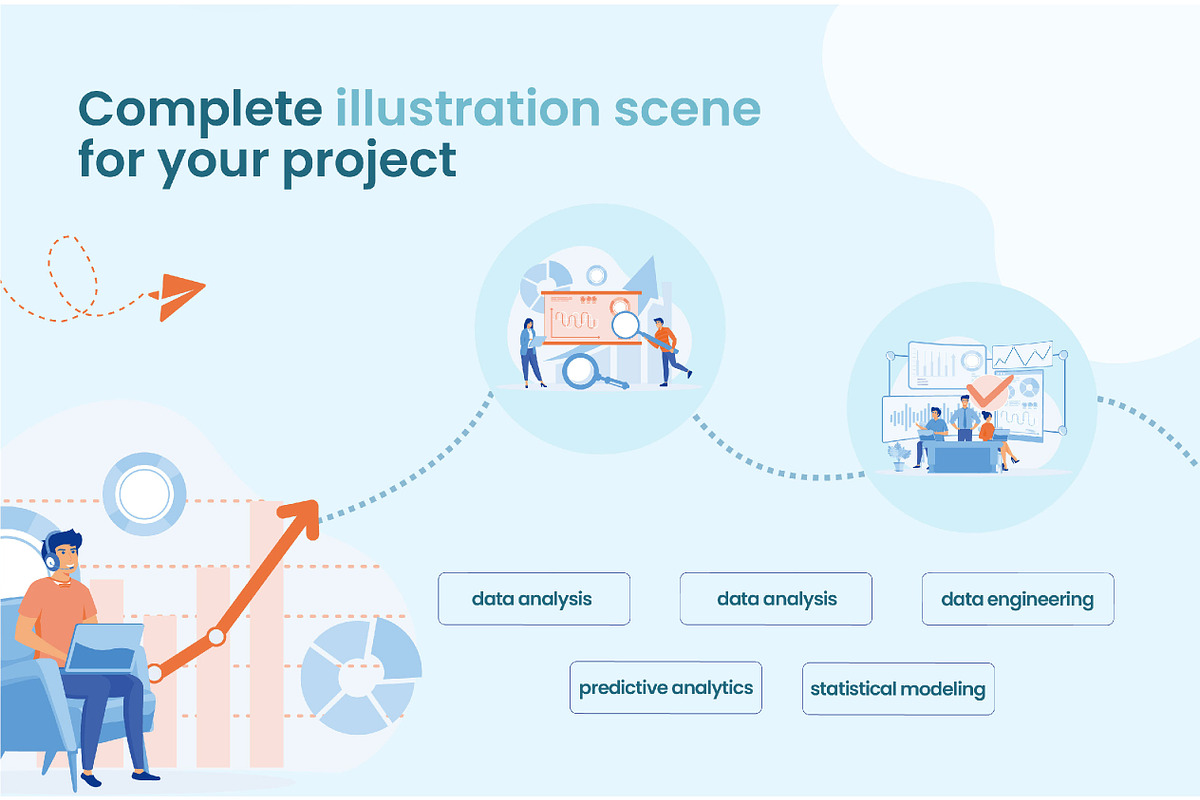 Illustration of Data Scientist, a Person Illustration by alwie99d (Photo 5 of 6)