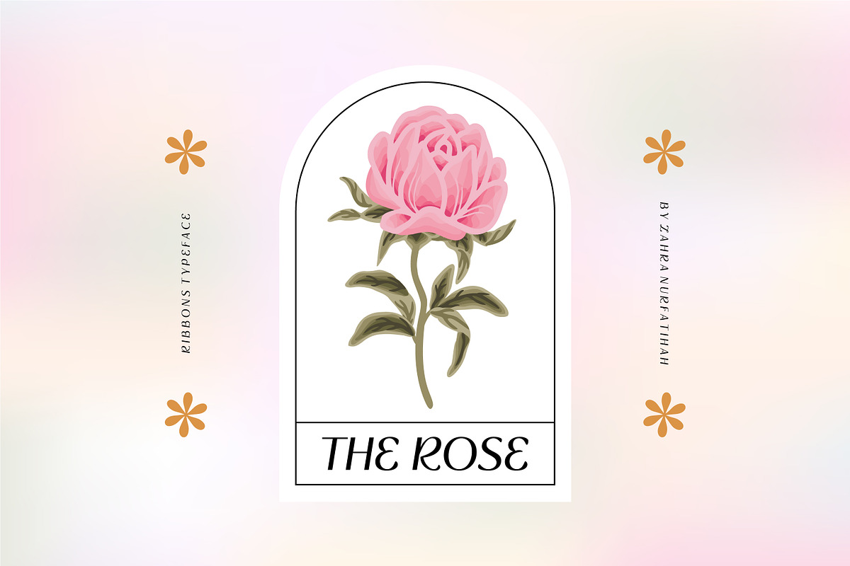 RIBBONS - Display Font, a Sans Serif Font by Artflorara (Photo 5 of 12)