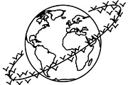 Eco Planet Global Earth Set, a Finance Illustration by Designer_Momina (Thumbnail 7 of 38)