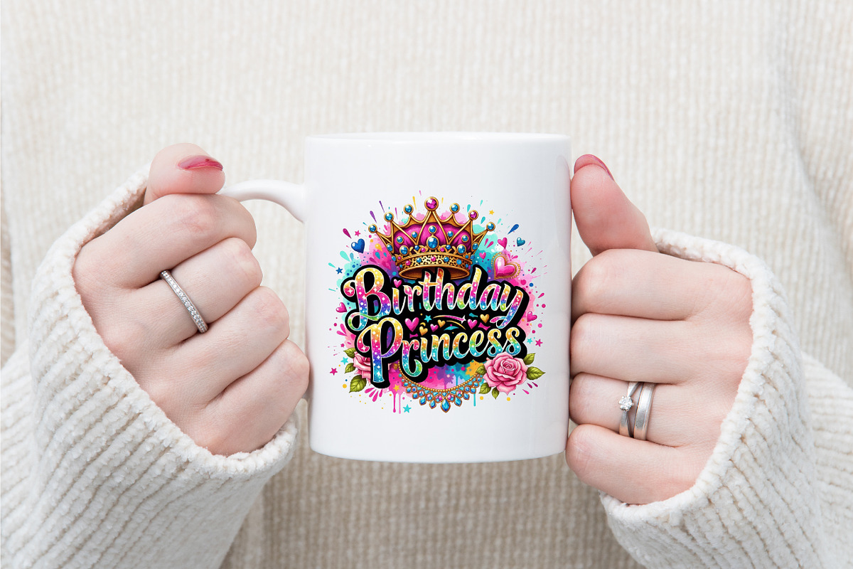 Girly Birthday Png Birthday Princess, an Illustration by designcity5 (Photo 2 of 8)
