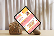 Portfolio Canva Website Template, a Landing Page Template by Anna Design Studio (Thumbnail 3 of 8)