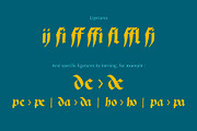 David Aubert, a Blackletter Font by TeGeType foundry (Thumbnail 5 of 6)