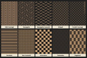 25 Wagara Japanese Patterns