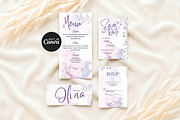 Lavender Wildflower Wedding Suite, an Invitation Template by Arslan (Thumbnail 2 of 6)