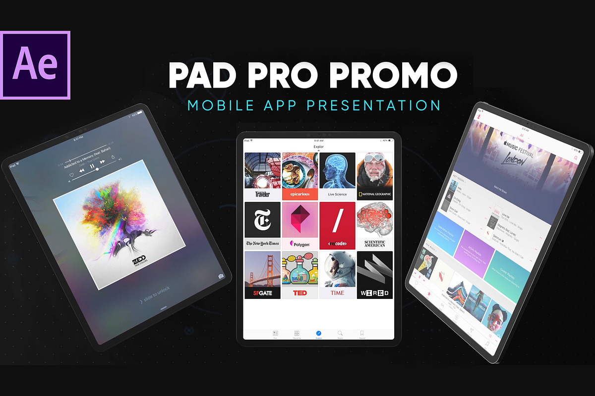 Device Presentation Pack for AE, a Templates & Theme by Poly Artboard (Photo 3 of 4)