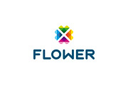 Flower - Abstract & Modern Logo, a Branding & Logo Template by Mauro Bertolino (Thumbnail 2 of 3)