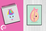 Easter Egg Clipart, Emoji, AMB-1168, an Illustration by AMBillustrations (Thumbnail 5 of 5)